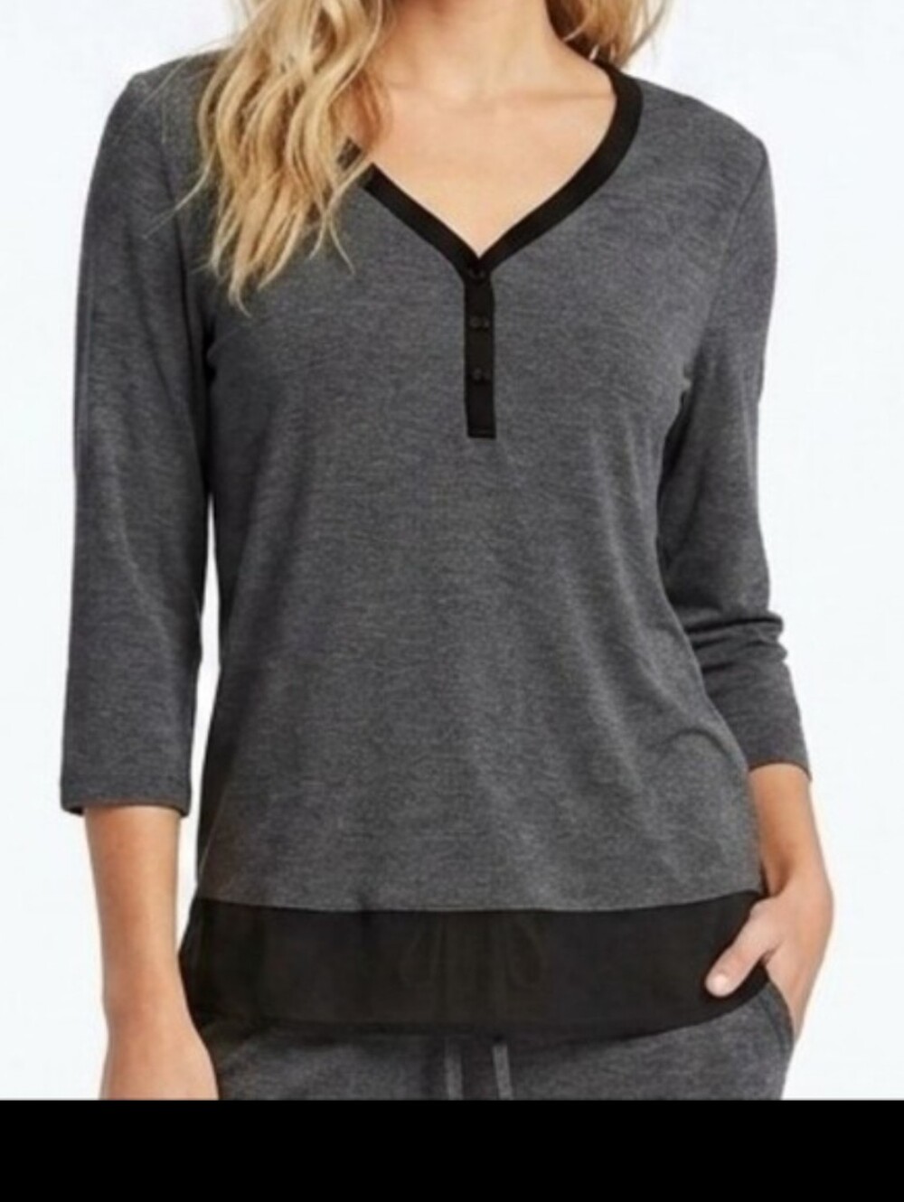 DONNA KARAN Sleep Top Small Sleepwear Pajama